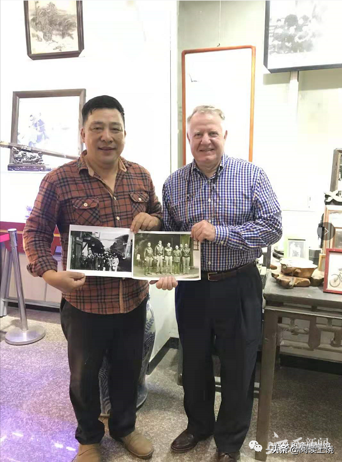 “轰炸东京”飞行员后人三天参观上饶一博物馆 赠《时代》周刊照片