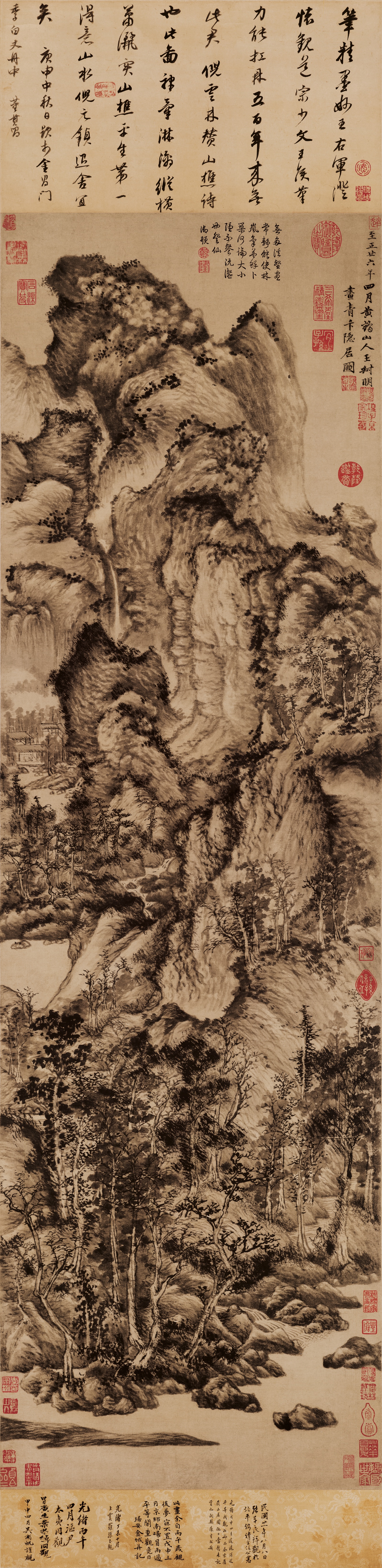 中国古代名画山水画作品,范宽溪山行旅图赏析-第17张图片