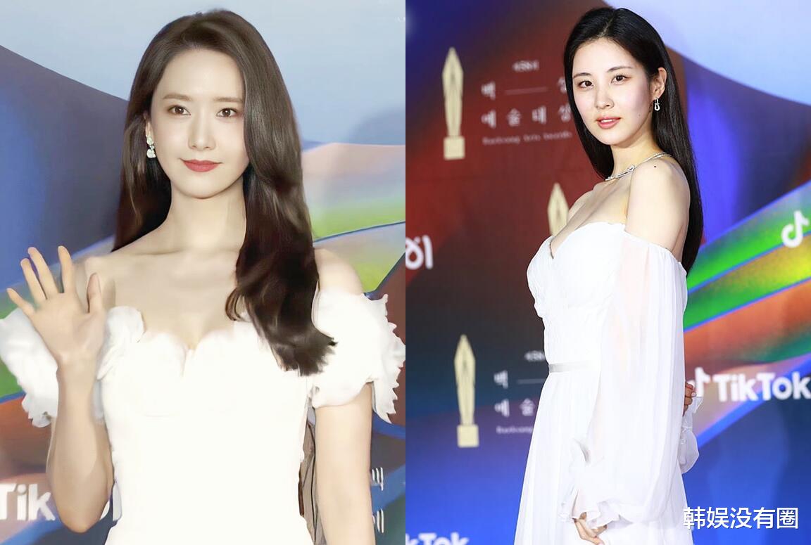 百想红毯上的林允儿徐贤一个清纯一个性感你更爱谁