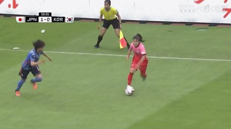 女足东亚杯-日本2-1韩国 池笑然破门长野风花制胜球
