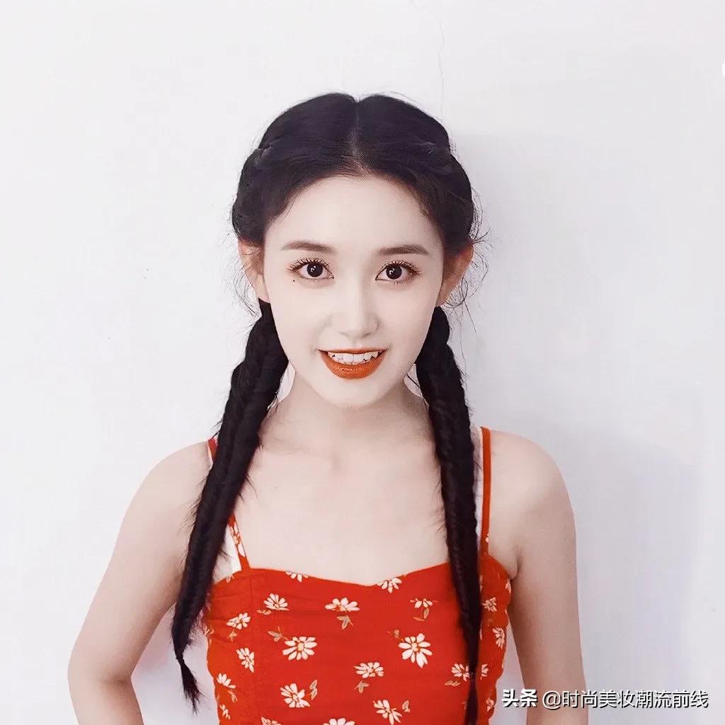 蒋依依，红果妹宝儿，麻花辫姑娘，好美