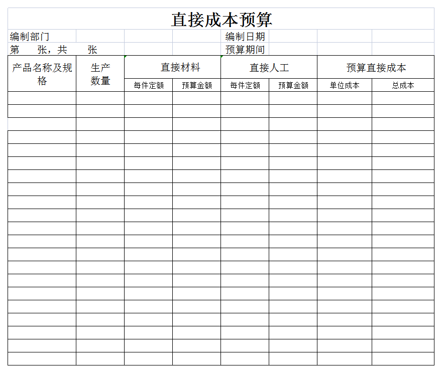 会计人不会做预算？学会这套预算模板，老板看了直接加薪
