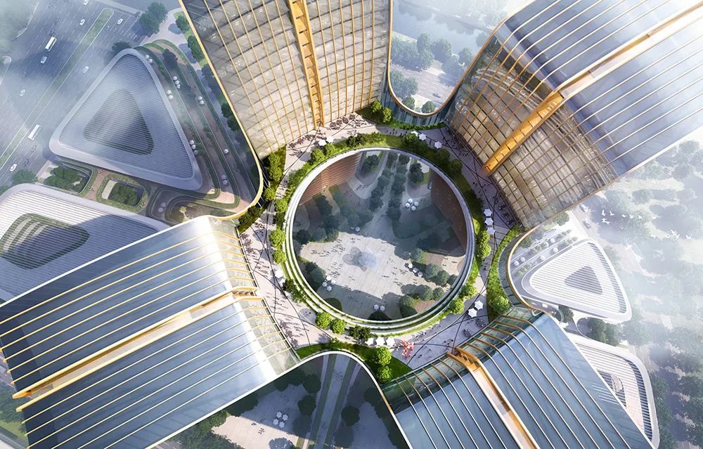 Aedas赢得上海长三角G60科创之眼竞赛首发区块建筑概念设计方案