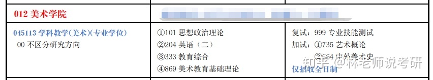 教育硕士学科教学（美术）报考择校浅析