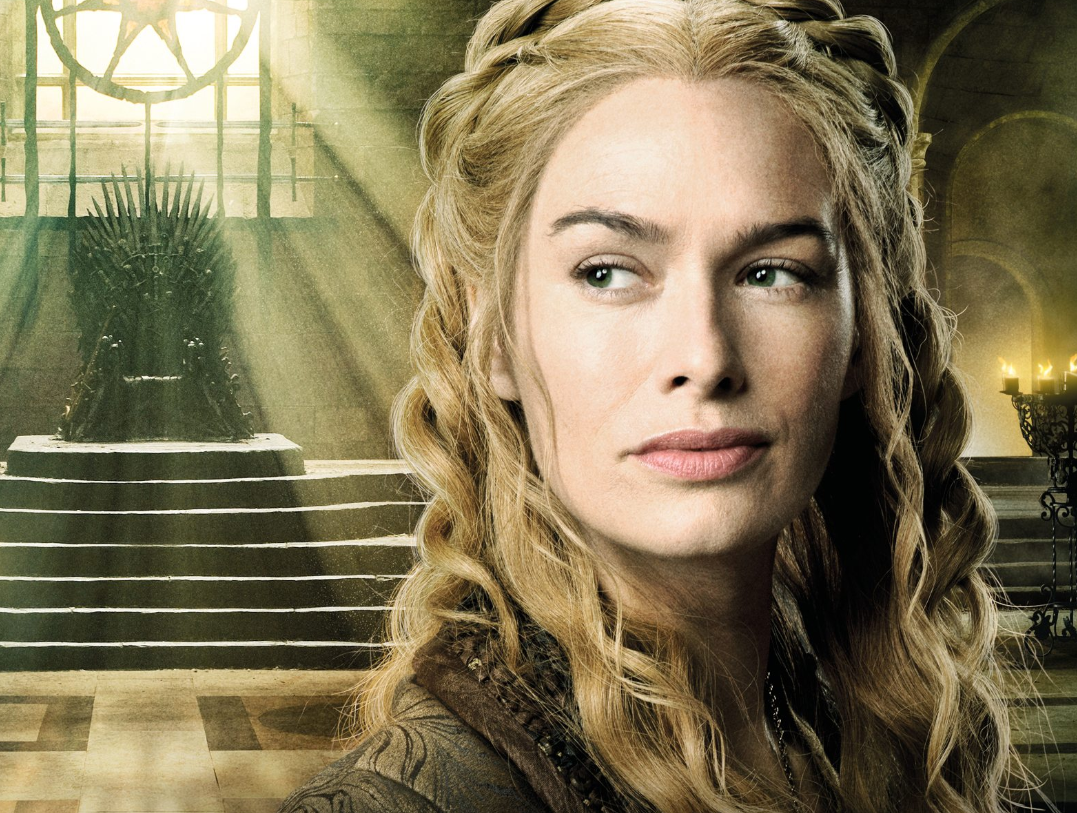 瑟曦王后是1973年出生英国演员琳娜·海蒂饰演.