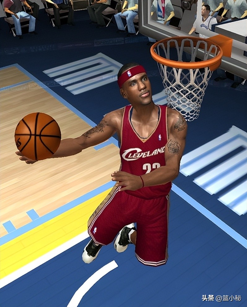 nba以前的游戏有哪些（NBA2K：2K4-2K22中詹姆斯的系列模型变化如何？曾经多少人的青春）