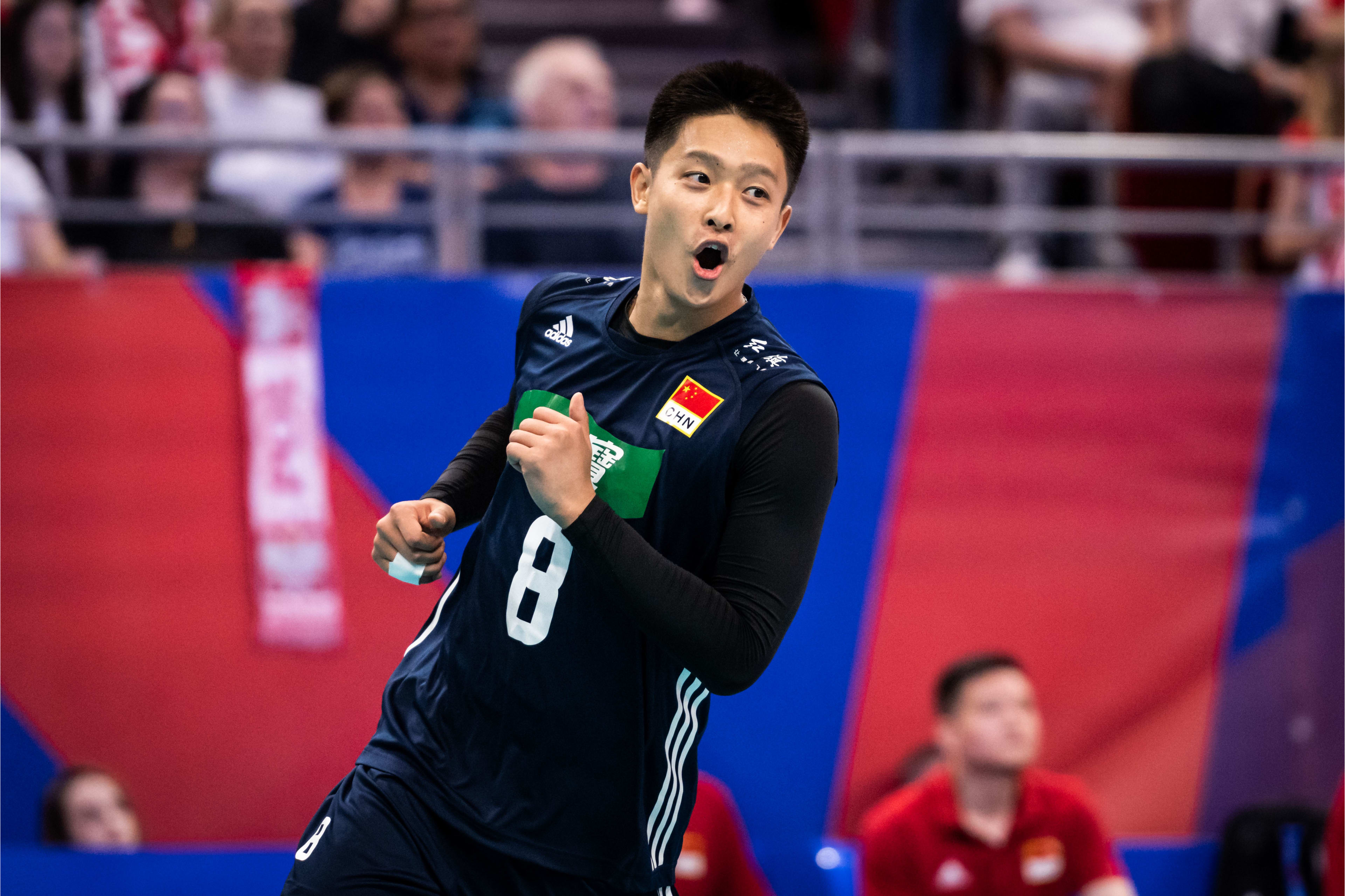 俞元泰,副攻彭世坤,蒋正阳,二传于垚辰,接应张冠华,自由人杨一鸣