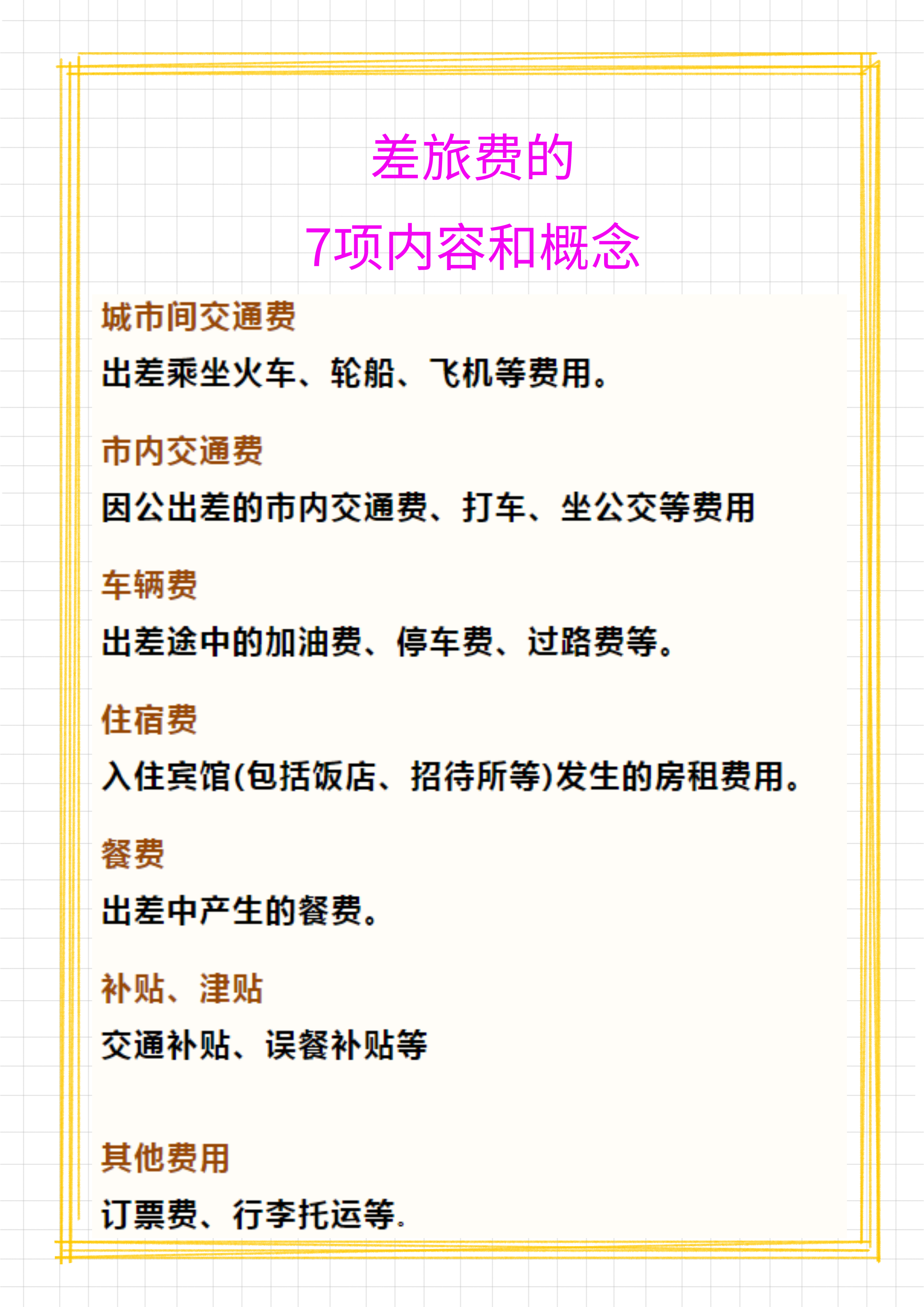 出差报销差旅费会计分录（财务须知）