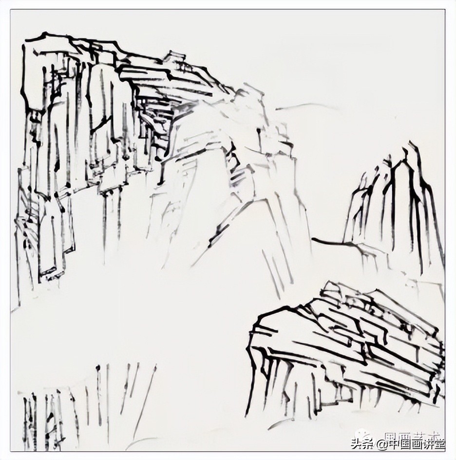 怎样画山石（提高篇）