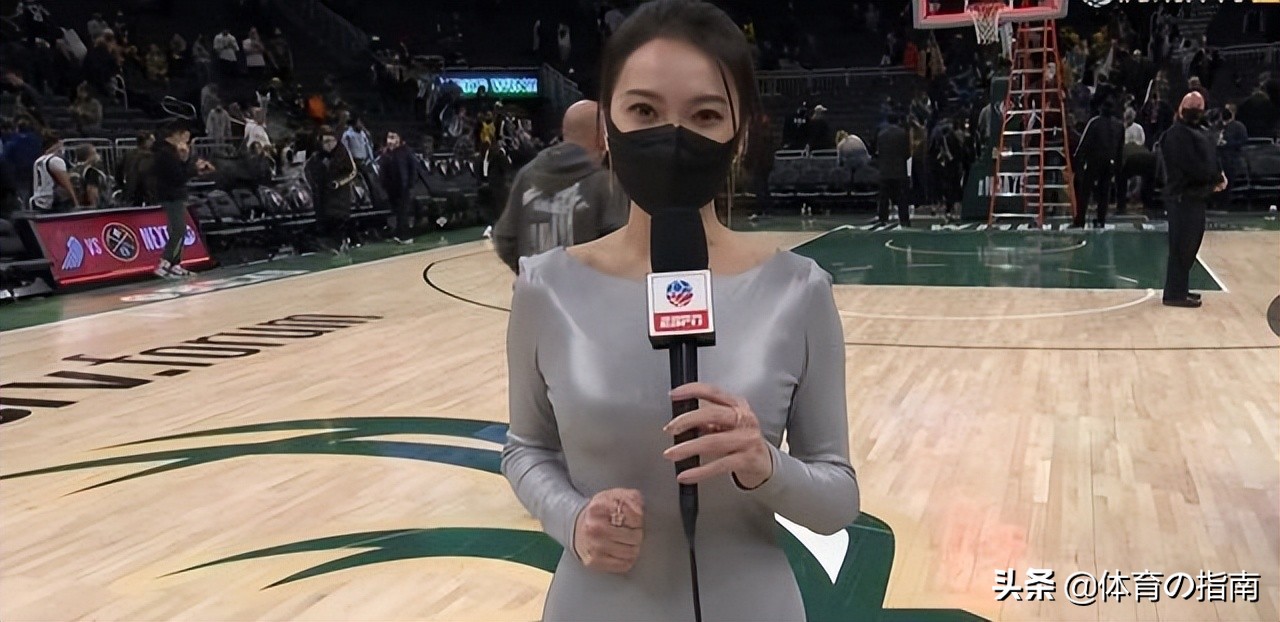 孟超nba记者(孟超火了！NBA前方女记者，让野兽般篮球巨星都温柔的低下了头)