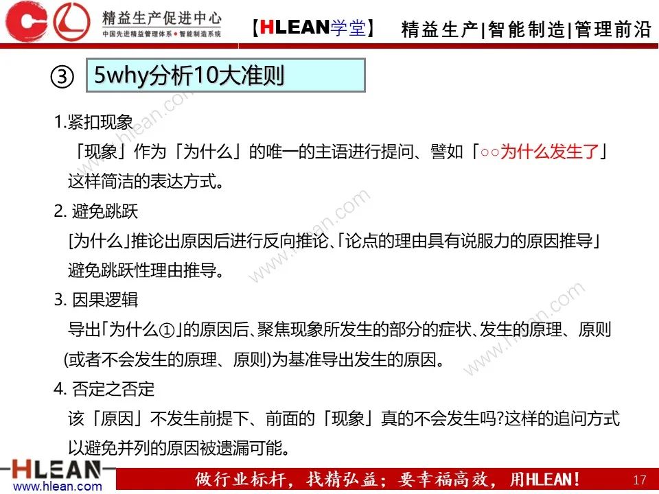 「精益學堂」至今 見過最詳細的5why分析