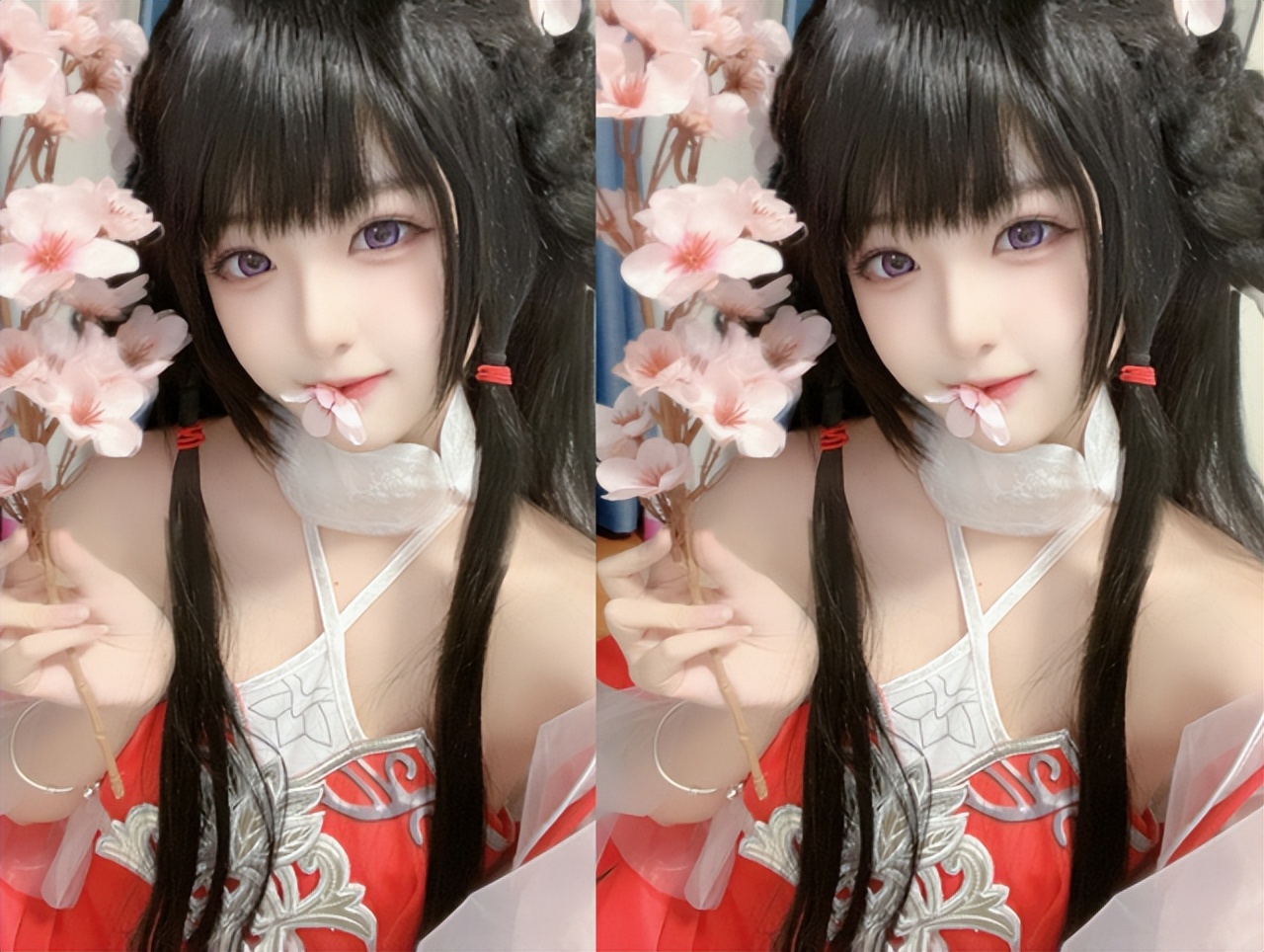 小美女COS《完美世界》火灵儿堪称一比一还原-哪边嗨