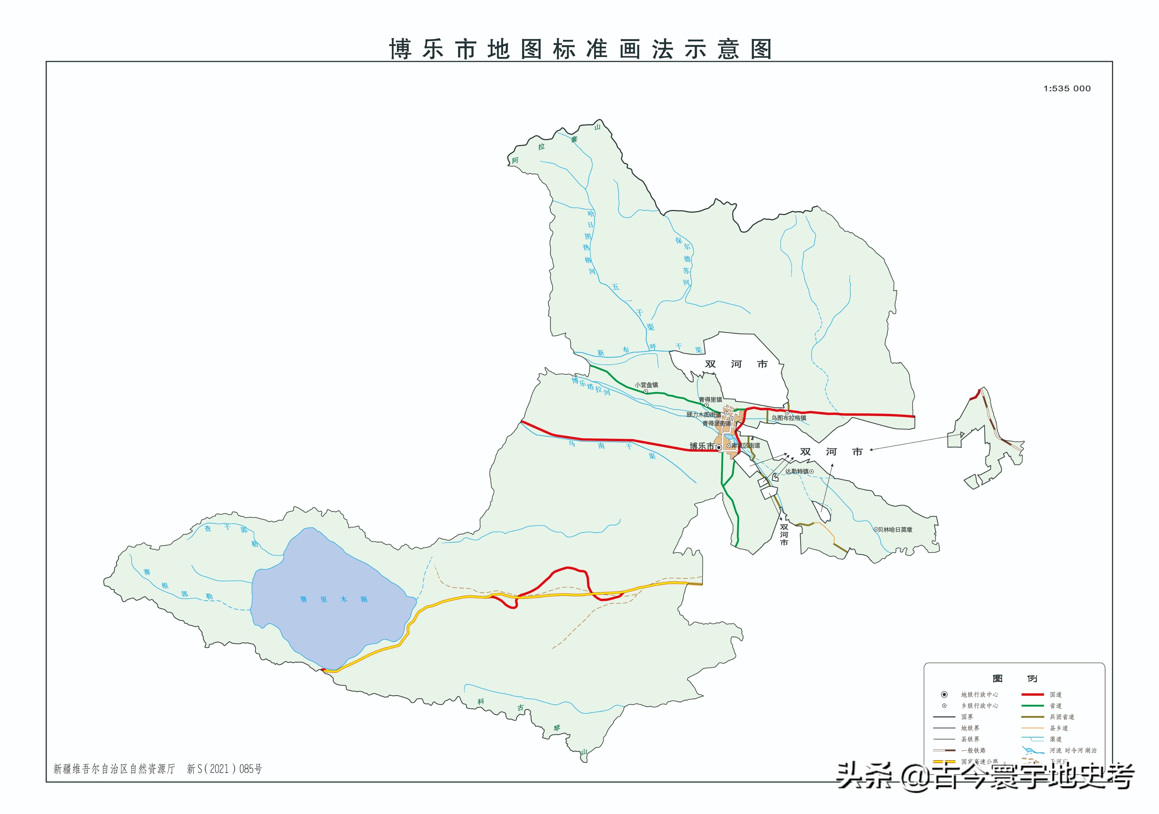 新疆维吾尔自治区各地市州、县地图