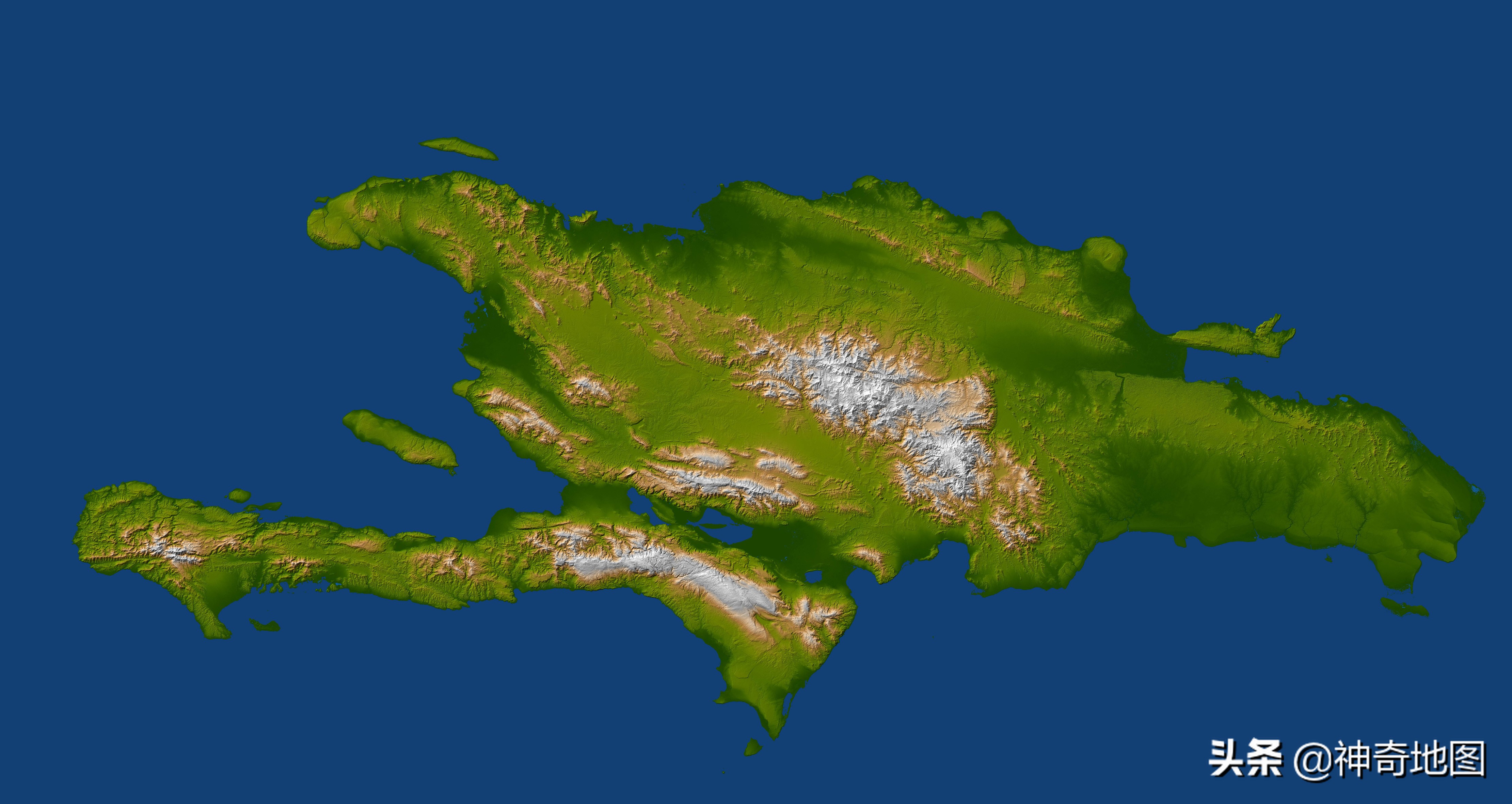 海地托尔图加岛地图图片