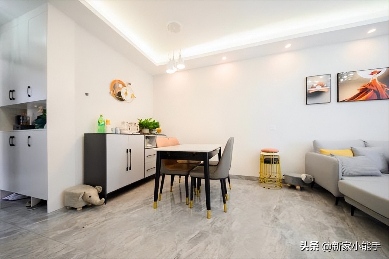 79平现代简约风格，三代同堂生活很幸福，软装全部网购便宜又好看