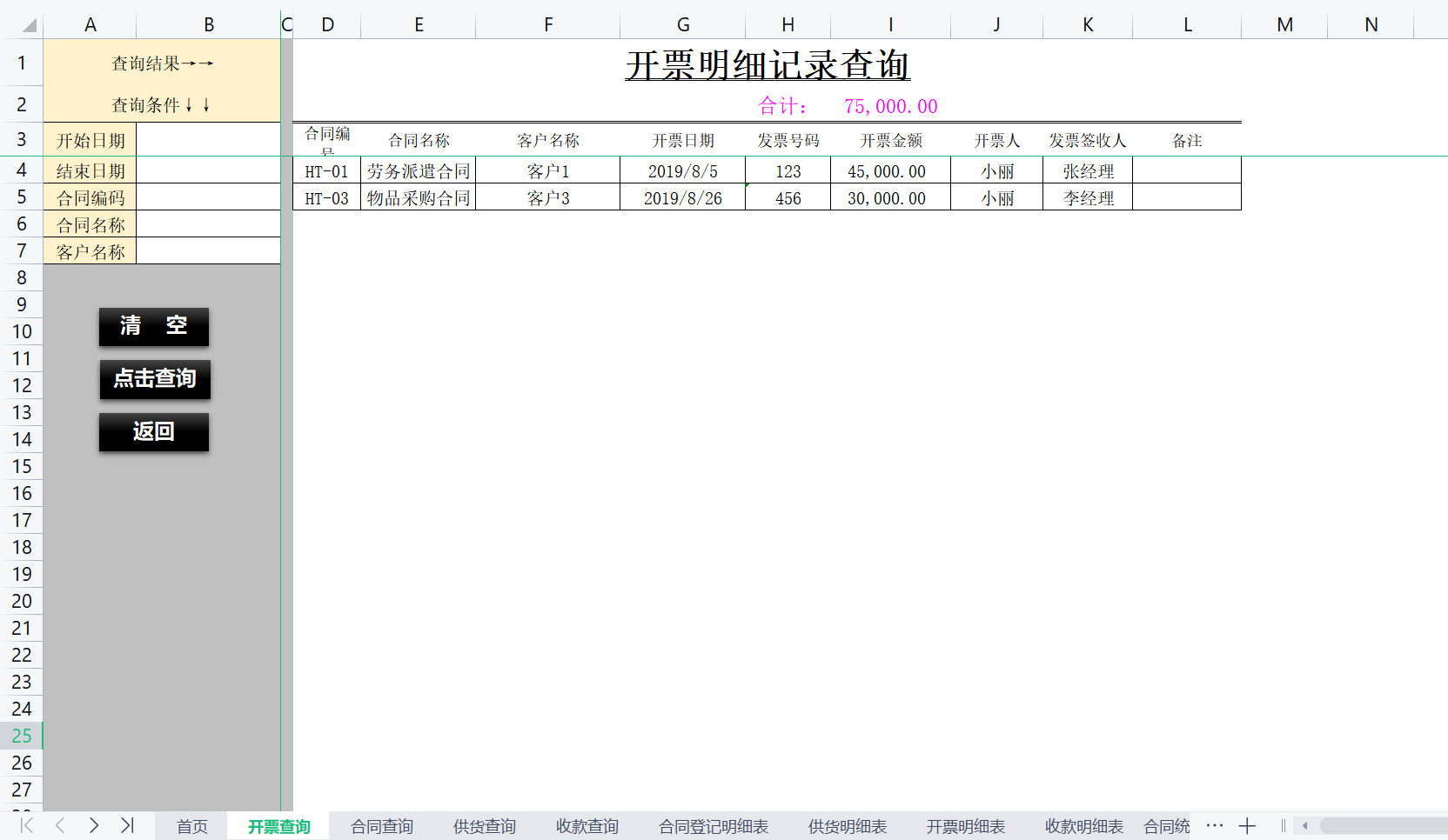 刚入职的实习生会计，编制的合同发票系统，老板看完直呼：真优秀
