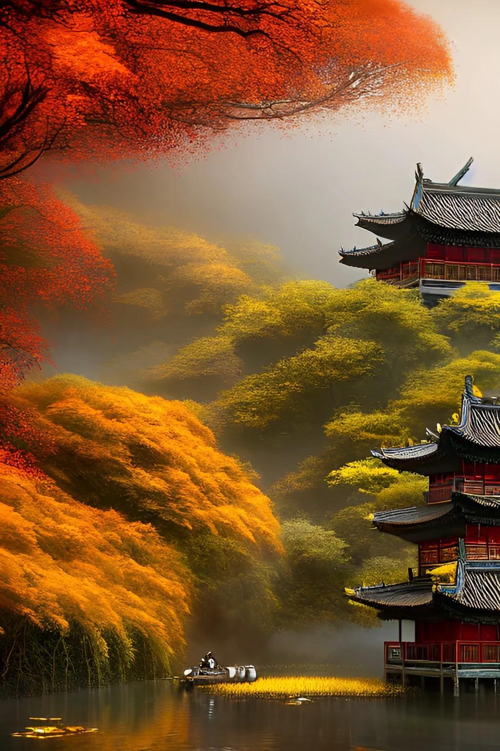 袅袅兮秋风,属于秋天的古风诗你喜欢哪一句?