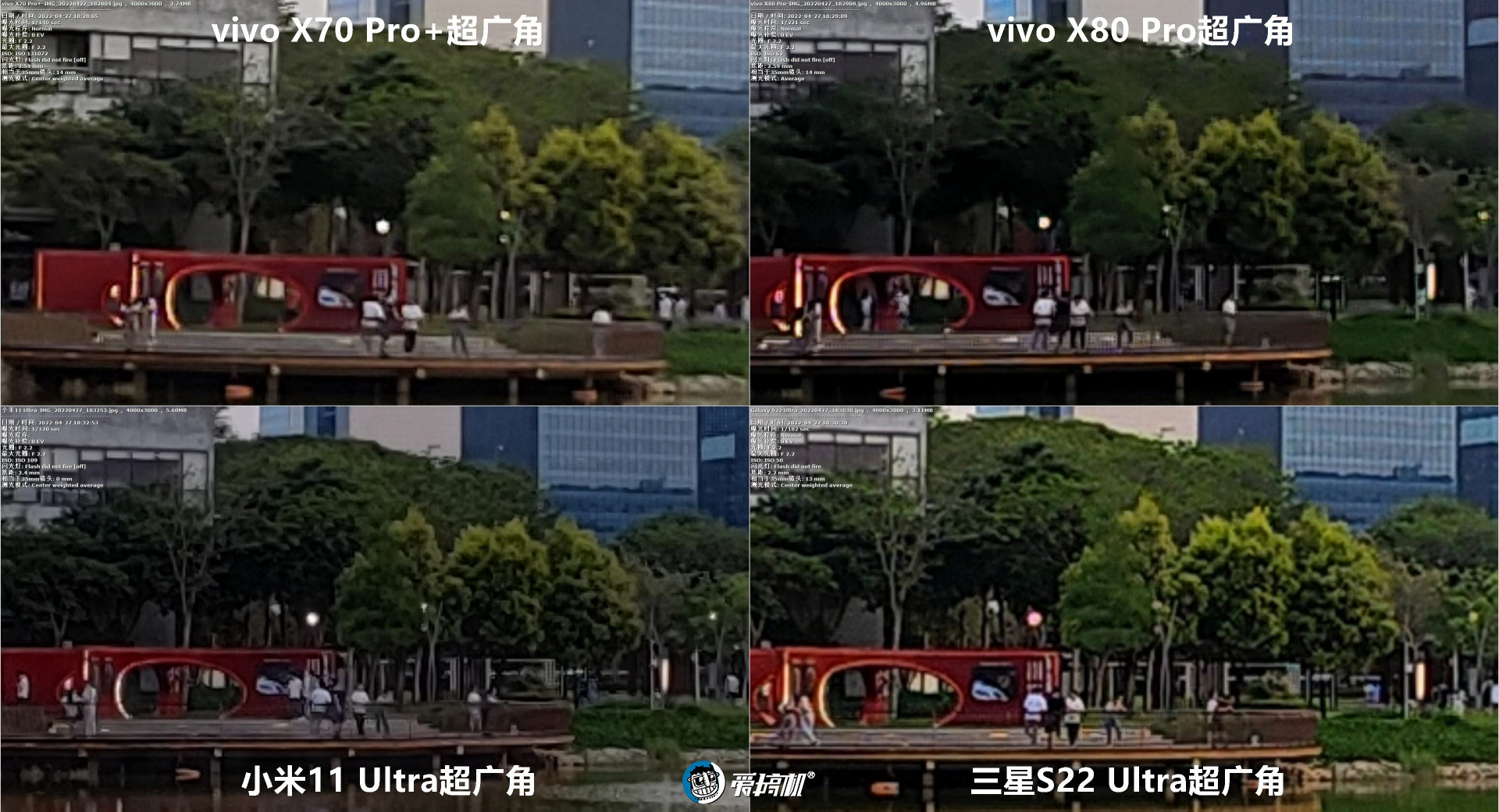 旗舰拍照PK：vivo X80Pro对X70Pro+、三星S22Ultra、小米11Ultra