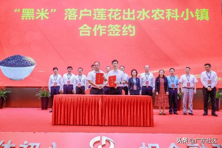 “黑米主食化”大湾区新闻发布会暨产学研合作签约仪式顺利举办