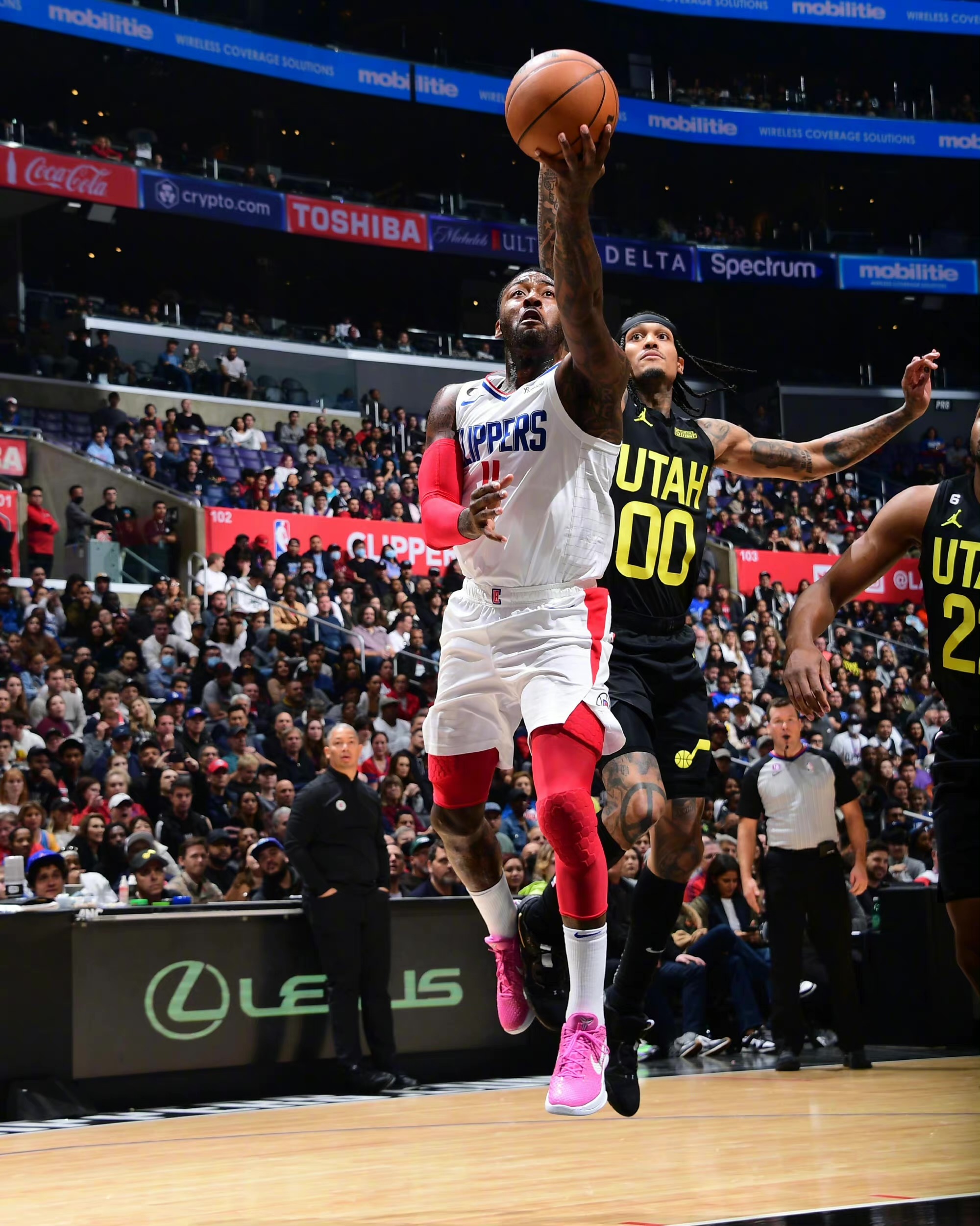 110-102!快船主场惜败爵士!乔治空砍34+8+4,裁判吹罚尺度太黑