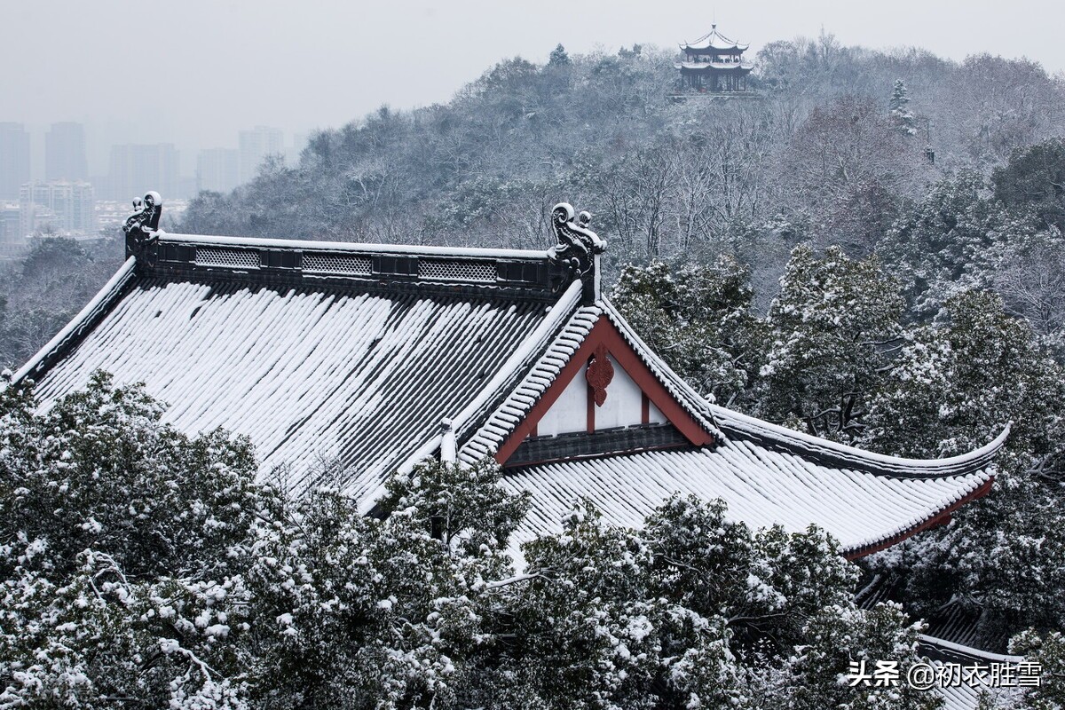 ​腊雪美诗六首：片片嘉平瑞，朝来雪满天