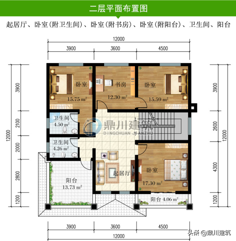 6套实用接地气带车库别墅，可停车可放杂物，农村建房必不可少
