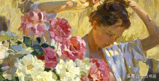 俄罗斯 克罗托夫油画中的女郎，真是风情万种