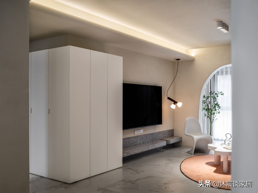 二次装修，她选择奶油色系，室内简约高级，享受温柔甜蜜的生活