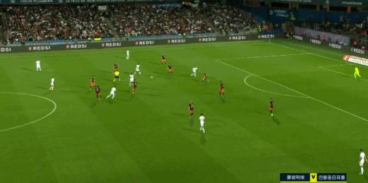 法甲-巴黎4-0横扫蒙彼利埃 梅西双响姆巴佩造4球