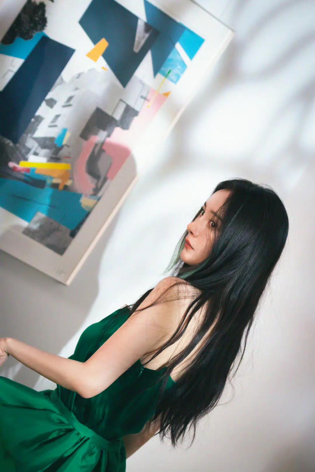 杨幂近期穿搭