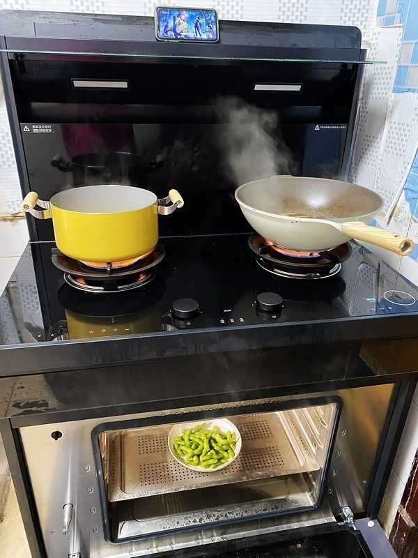 烟灶联动 蒸烤合一 米家智能蒸烤一体集成灶S1