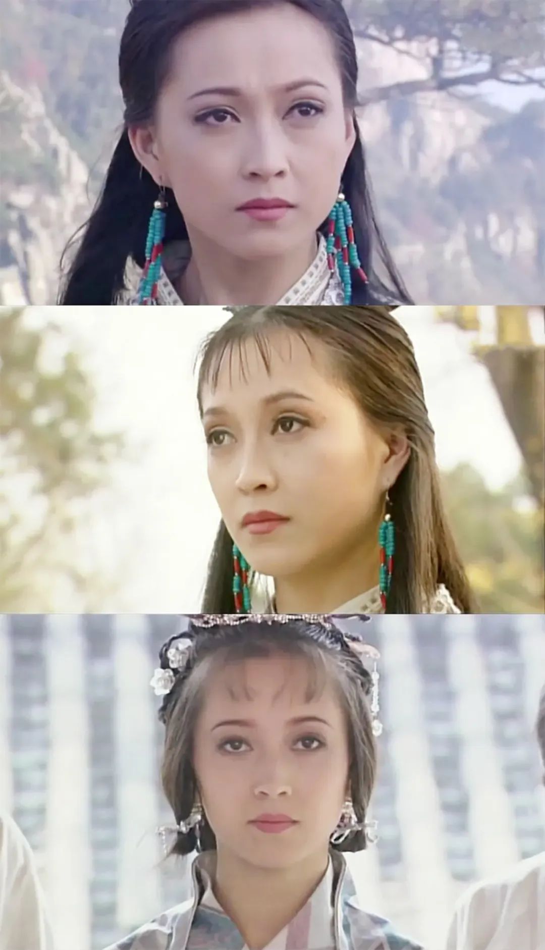 饰演甘十九妹的杨璐凭借典雅出尘的的气质征服了一代电视观众,时至