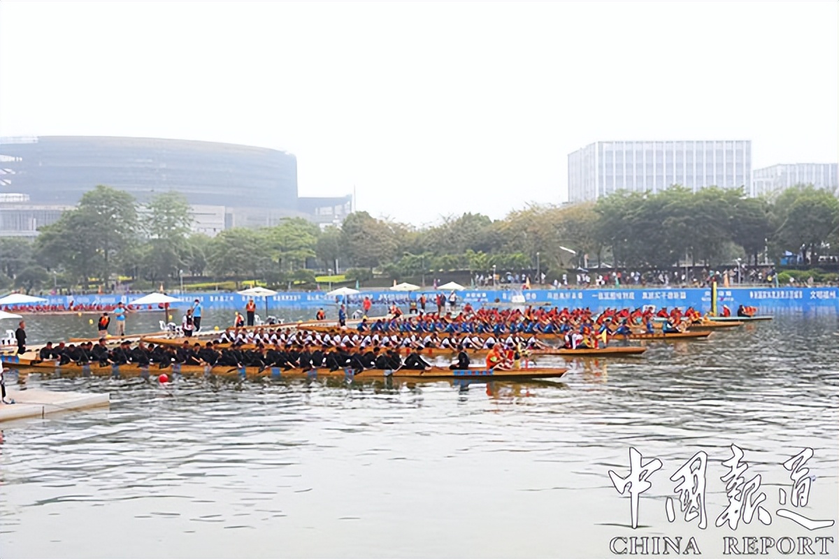 首届世界龙舟联赛（福州站）在榕城开赛