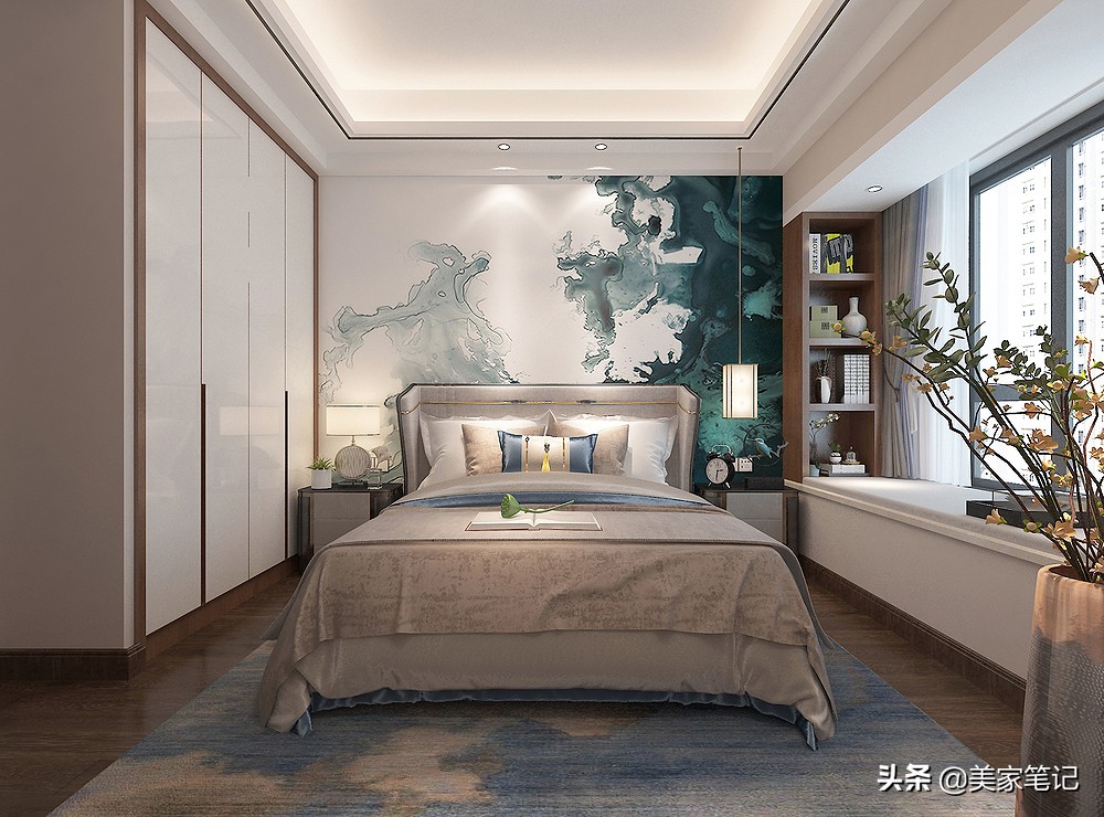 将130㎡精装房改造新中式，优雅又有韵味，仅凭阳台就惊艳全小区