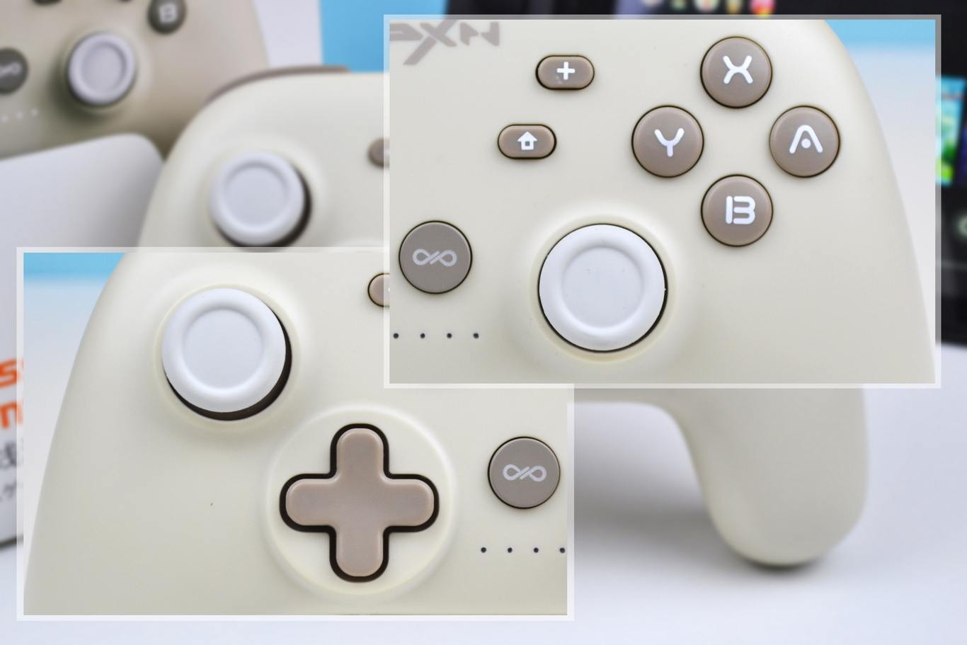 平替Switch PRO手柄 颜控性能我都要 莱仕达P50无线游戏手柄