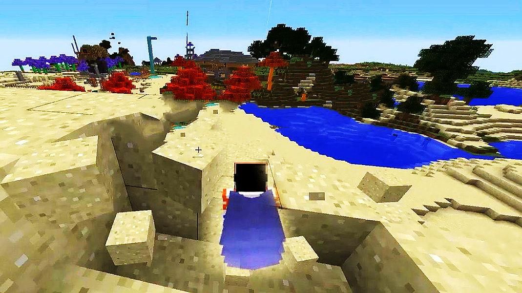 我的世界：难倒新手的几大操作，陆地划船你见过吗？
