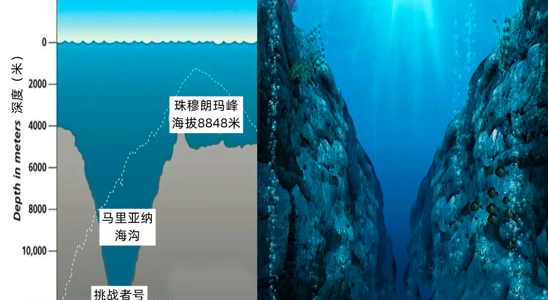 它是一个圆弧形的海沟,各个位置的深度有一定的差异,全长大约2550千米