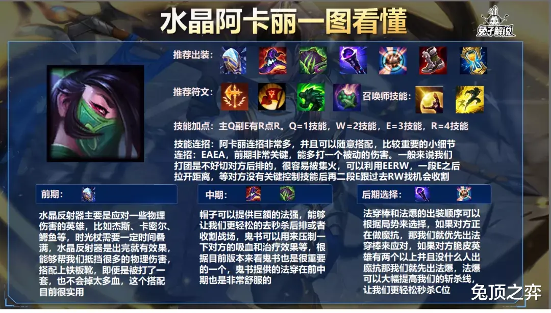 LOL手游：水晶反射器的神奇用处，阿卡丽的全新玩法