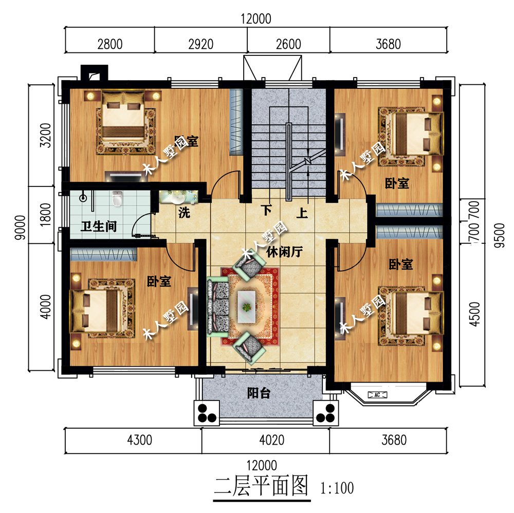 121平农村建房案例，9间卧室更实用，计划造价30万，爸妈说：两倍