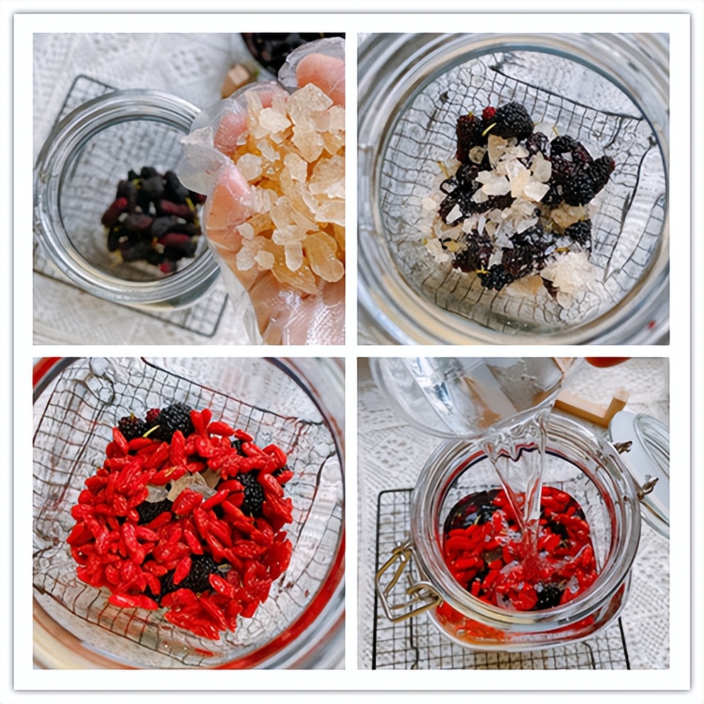 新鲜桑葚泡酒的做法（自制桑葚酒酒香浓郁无添加）