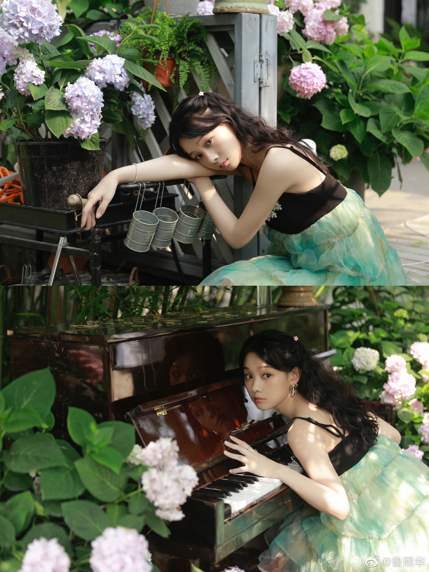 于正旗下鲁照华写真大片曝光，小清新高颜值少女自带文艺气质