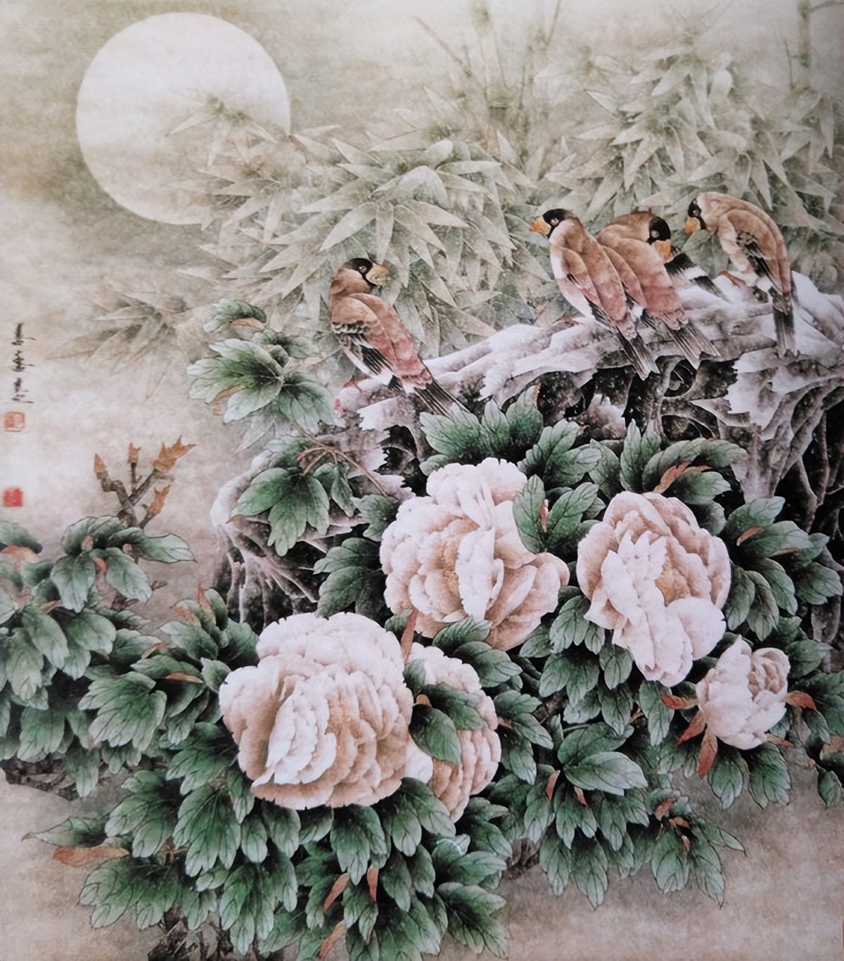 清新雅致 气韵生动——当代工笔花鸟画彭善喜作品欣赏