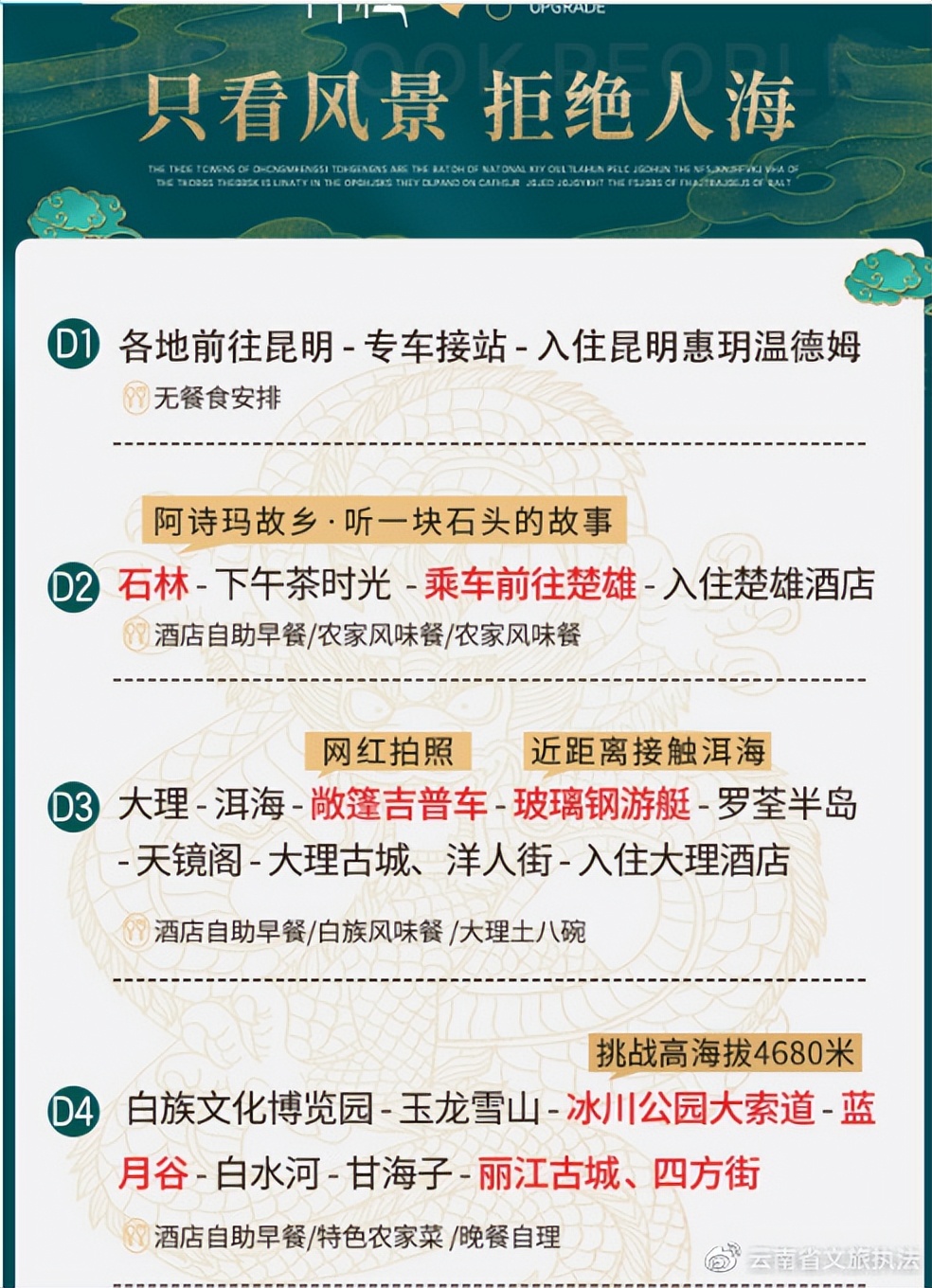 中国旅行社总社（“中青旅总社”：昆大丽双飞6日游只要1490元？有购物点！）