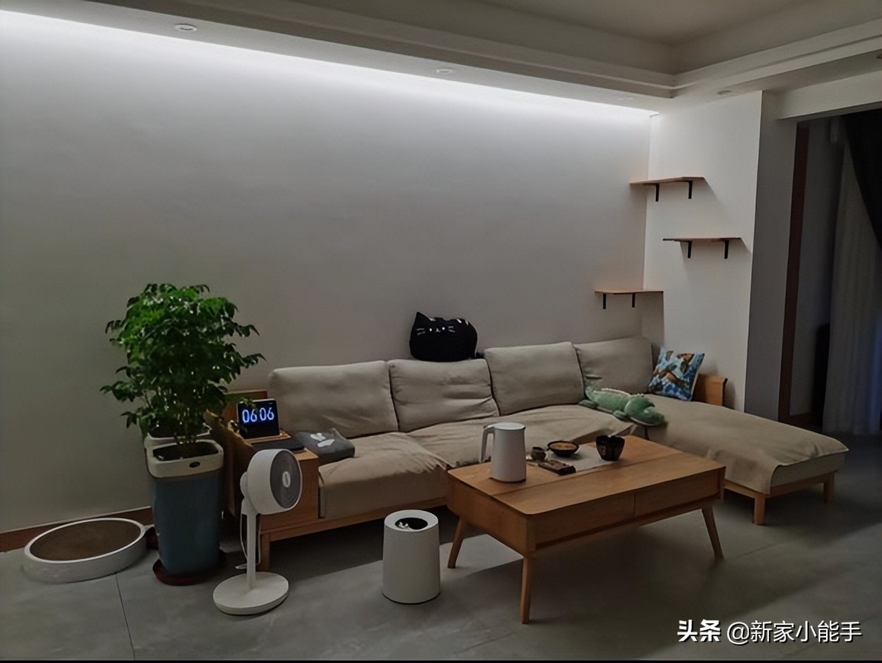 78平新房，她巧妙设计，全屋美观又实用，半点空间都舍不得浪费