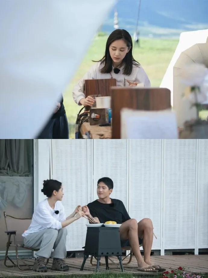 王子文与男友吴永恩平淡而惬意的田园生活！​​​