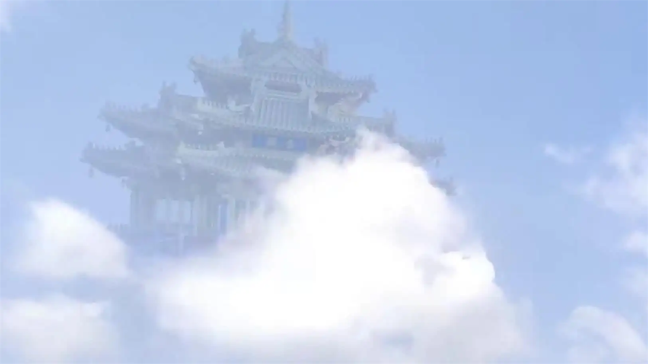 海市蜃楼图片仙女下凡(宛若天宫!