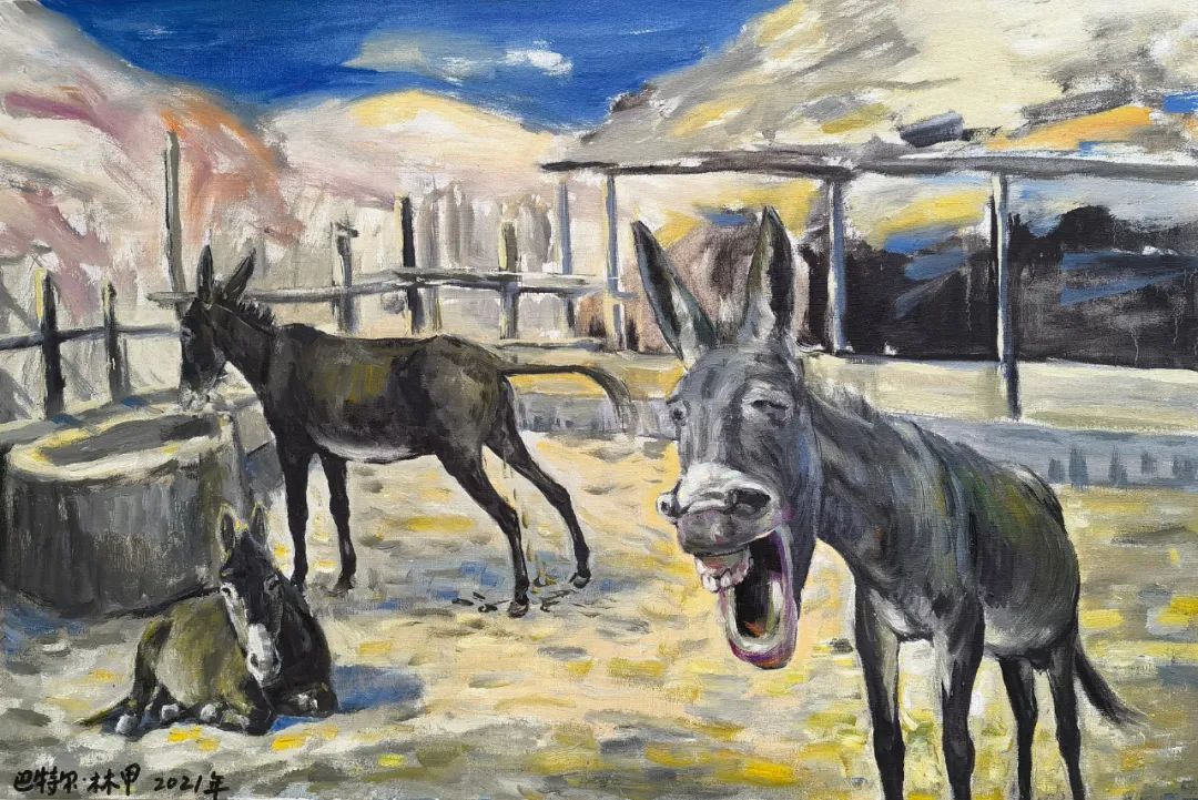 「收藏推荐」新时代艺术逐梦者巴特尔林甲作品展