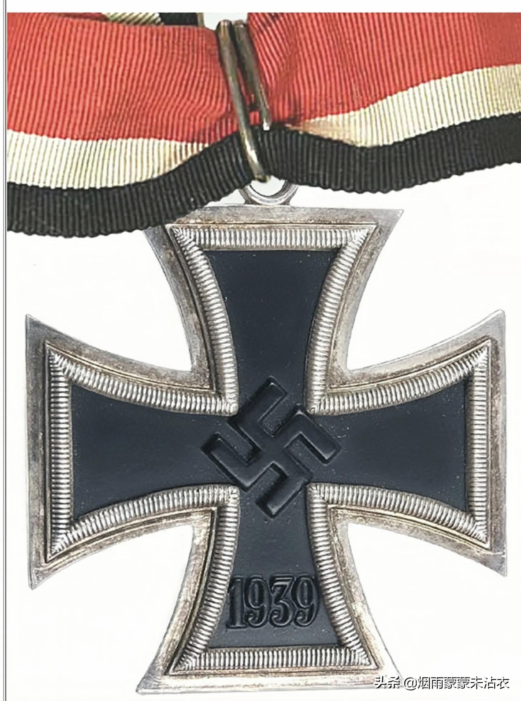图文详解二战德国铁十字勋章的等级,佩戴方式及相关勋章
