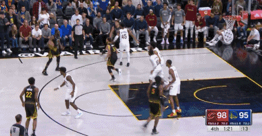 勇士骑士直播NBA（连场40+库里最后时刻连拿8分逆转锁胜局勇士106-101战胜骑士）