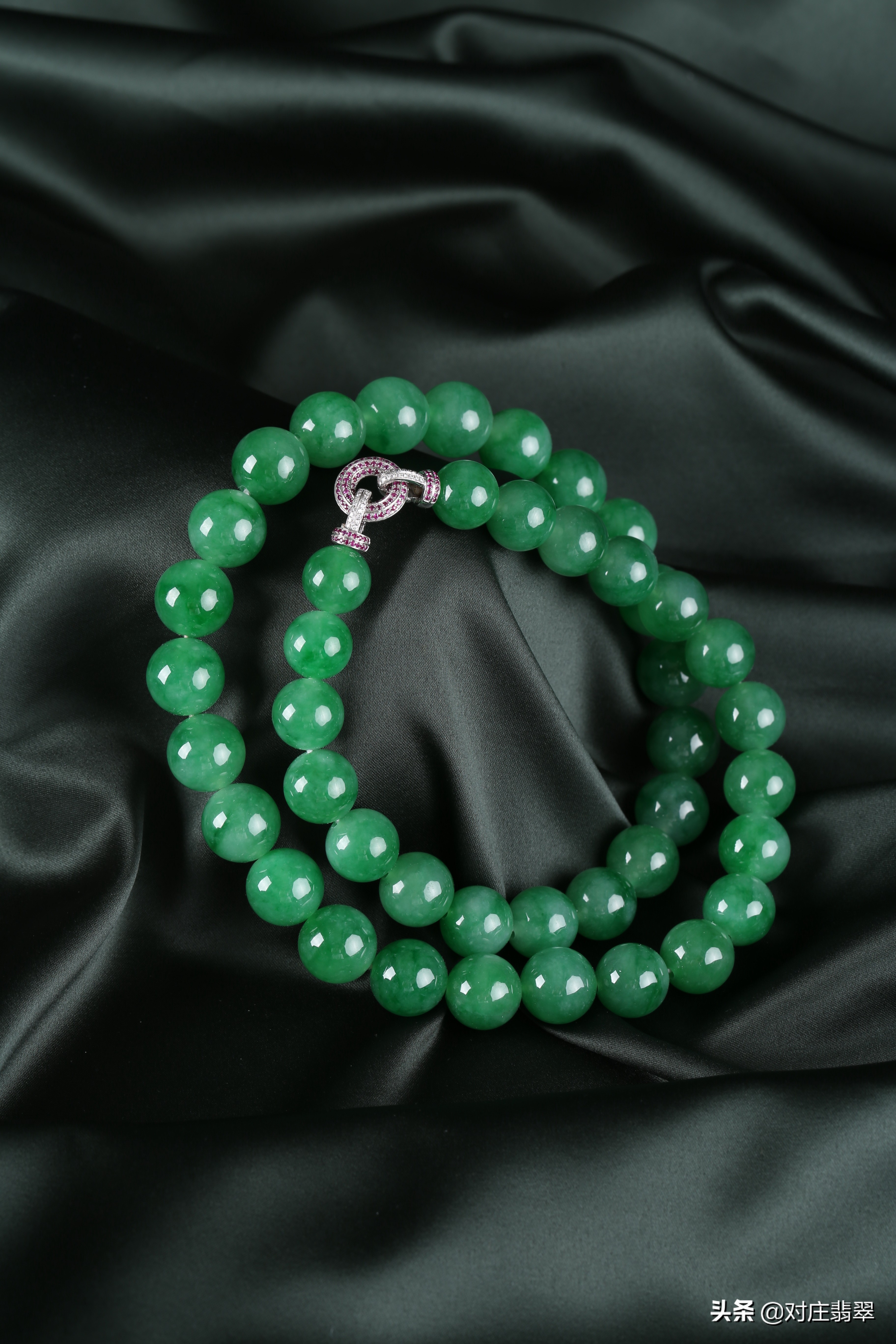 这样定制翡翠玉石珠链,你省下来的钱可以再买一条(绿松配什么珠子洋气